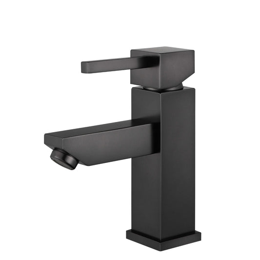 UPC FAUCET WITH DRAIN-OIL RUBBER BLACK