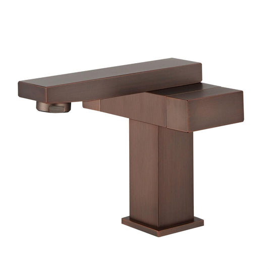 UPC FAUCET WITH DRAIN-BROWN BRONZE