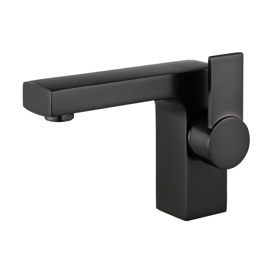 UPC FAUCET WITH DRAIN-OIL RUBBER BLACK