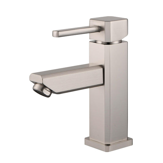 UPC FAUCET WITH DRAIN-BRUSHED NICKEL