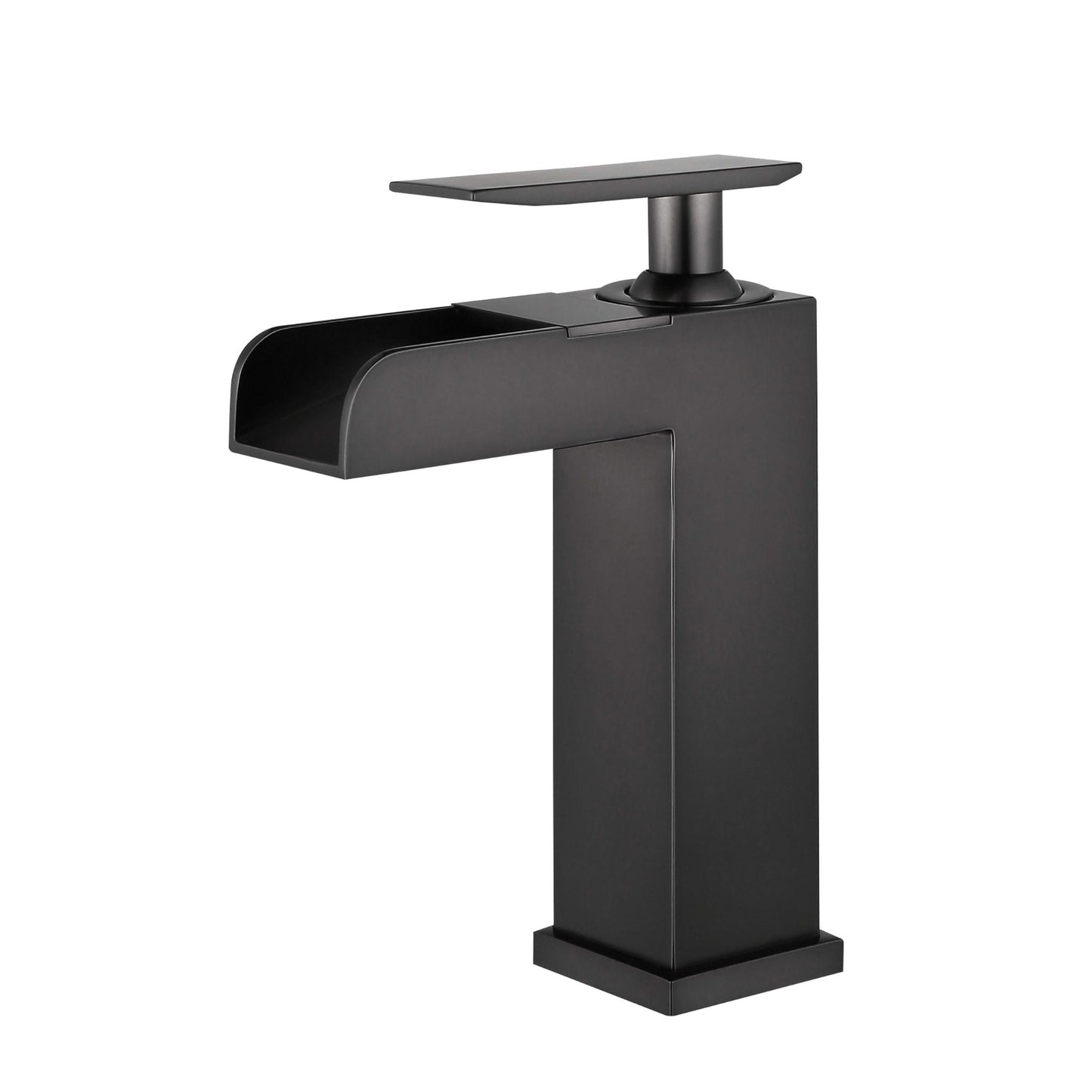 UPC FAUCET WITH DRAIN-OIL RUBBER BLACK
