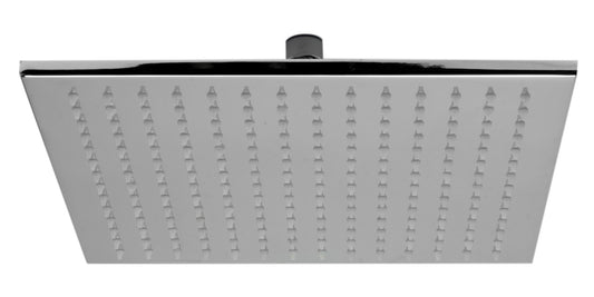 Polished Chrome 12" Square Multi Color LED Rain Shower Head