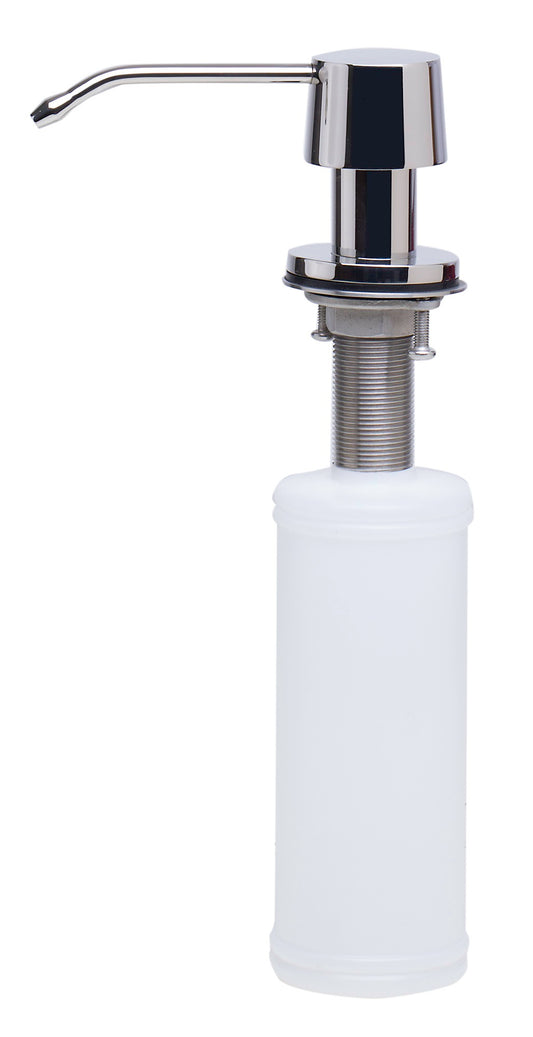 Solid Polished Stainless Steel Modern Soap Dispenser