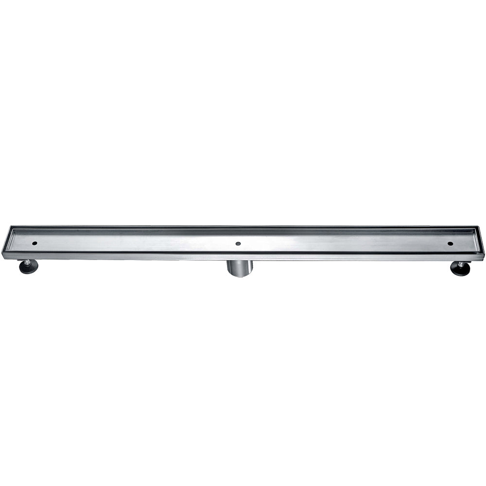 36" Modern Stainless Steel Linear Shower Drain  w/o Cover