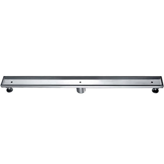 36" Modern Stainless Steel Linear Shower Drain  w/o Cover