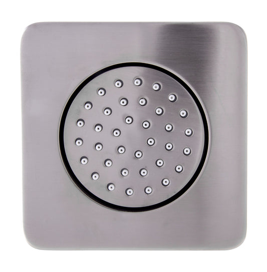 Brushed Nickel Flush Mounted Shower Body Spray