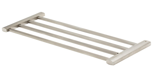 Brushed Nickel 24 inch Towel Bar & Shelf Bathroom Accessory