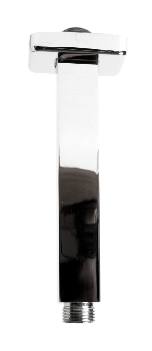 Polished Chrome 6" Square Ceiling Shower Arm