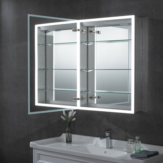 24" x 32" Single Door LED Light Medicine Cabinet