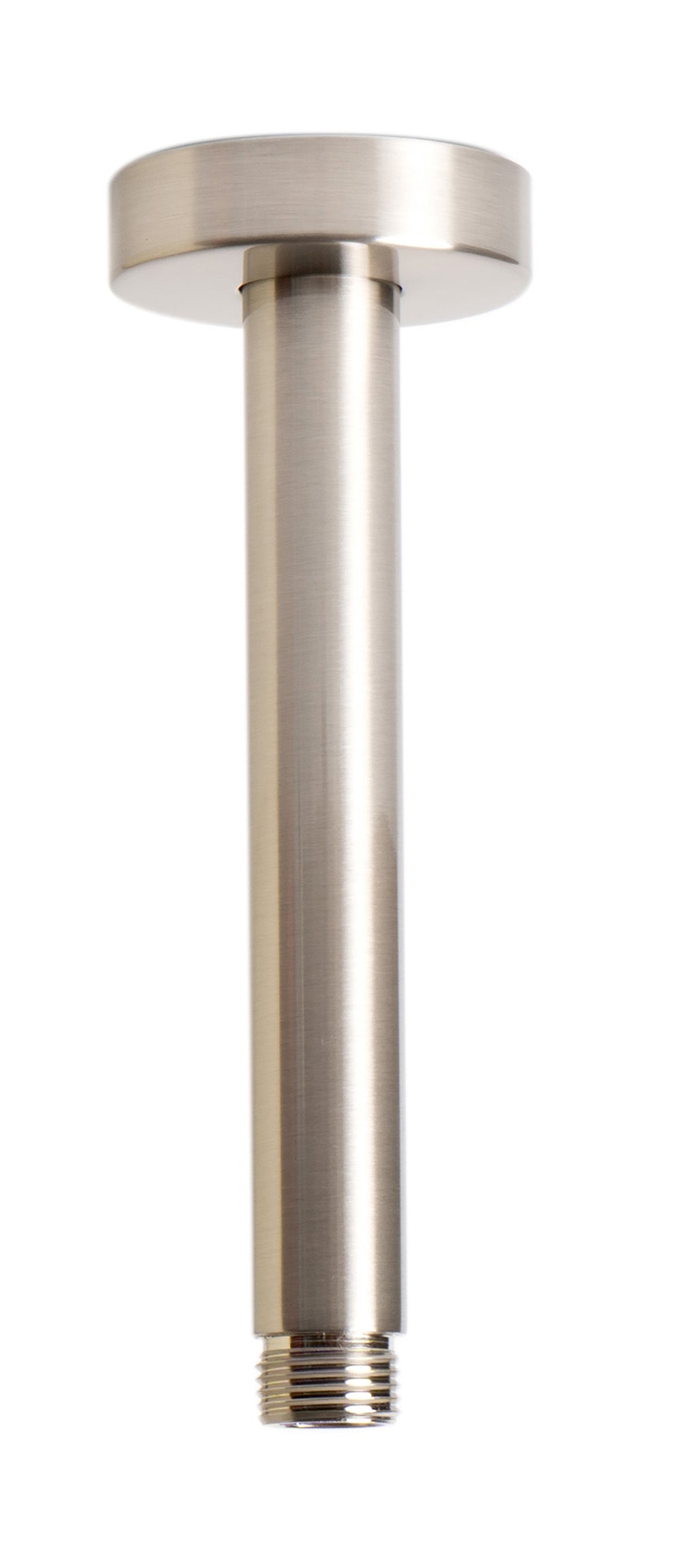 Brushed Nickel 6" Round Ceiling Shower Arm