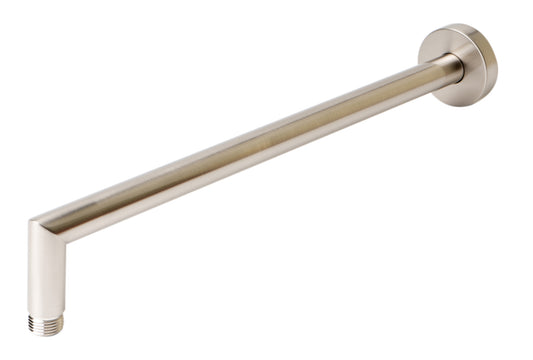 Brushed Nickel 16" Round Wall Shower Arm