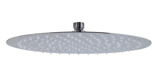 Solid Polished Stainless Steel 12" Round Ultra Thin Rain Shower Head