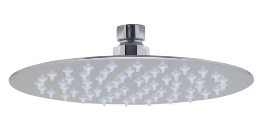 Solid Brushed Stainless Steel 8" Round Ultra Thin Rain Shower Head