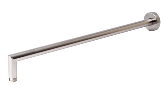Brushed Nickel 20" Round Wall Shower Arm