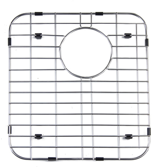 Left Side Solid Stainless Steel Kitchen Sink Grid