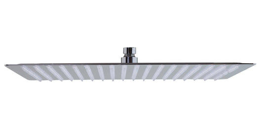 Solid Polished Stainless Steel 16" Square Ultra Thin Rain Shower Head