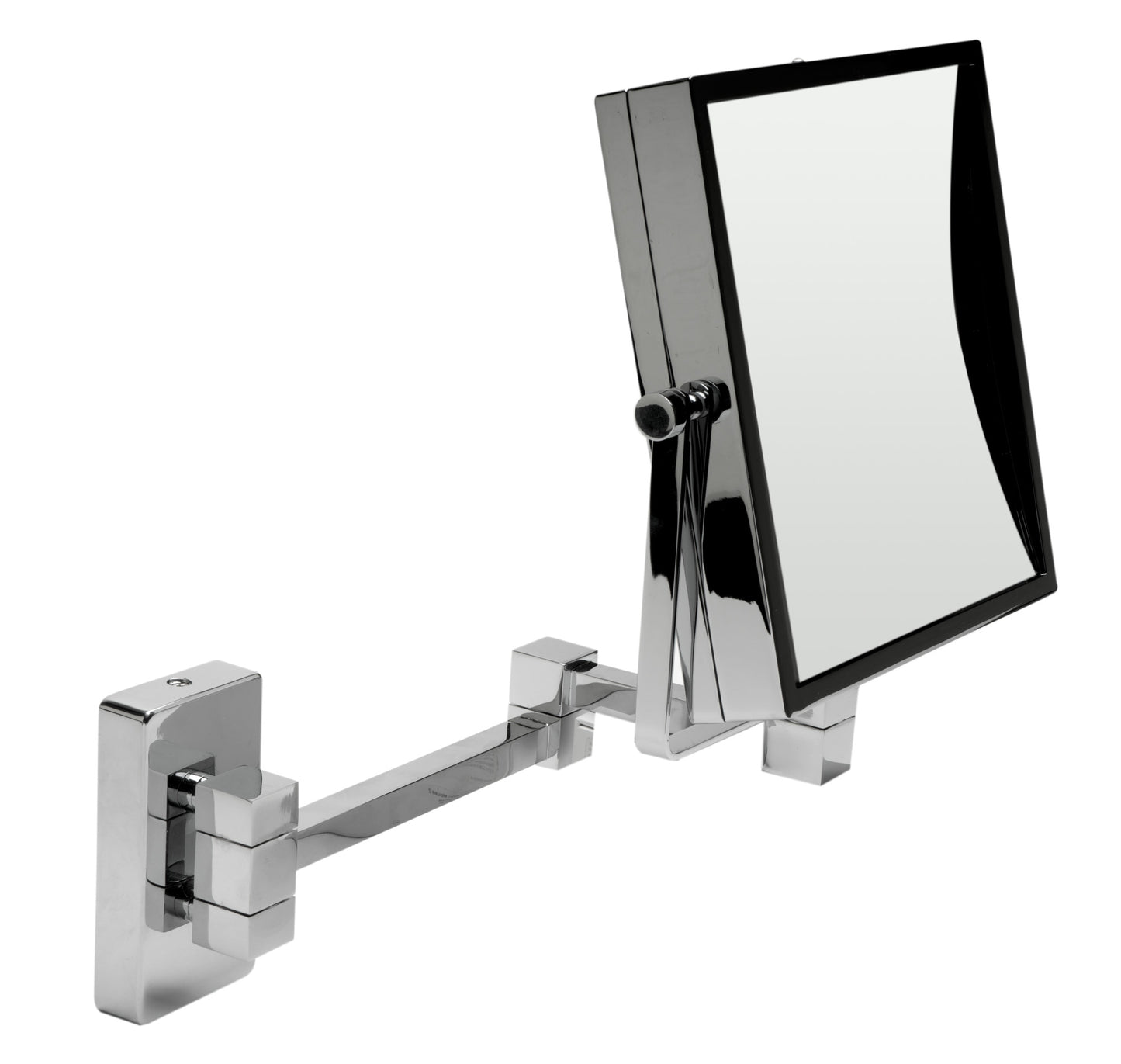 8" Square Wall Mounted 5x Magnify Cosmetic Mirror