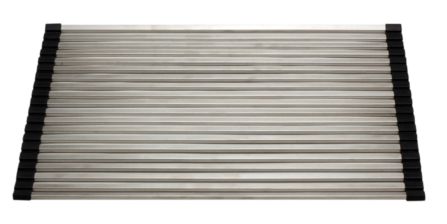 18" x 13" Modern Stainless Steel Drain Mat for Kitchen