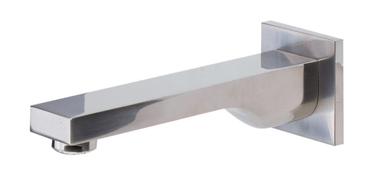 Brushed Nickel Wallmounted Tub Filler Bathroom Spout